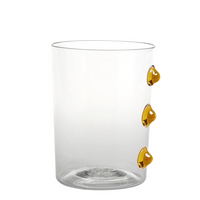 37 cl - Petoni Water Glasses 3 Vertical Points in Borosilicate Glass - Set 6 Pieces