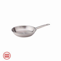 Agnelli Acciaio Inox Padella Bassa Induzione Con Manico Tubolare