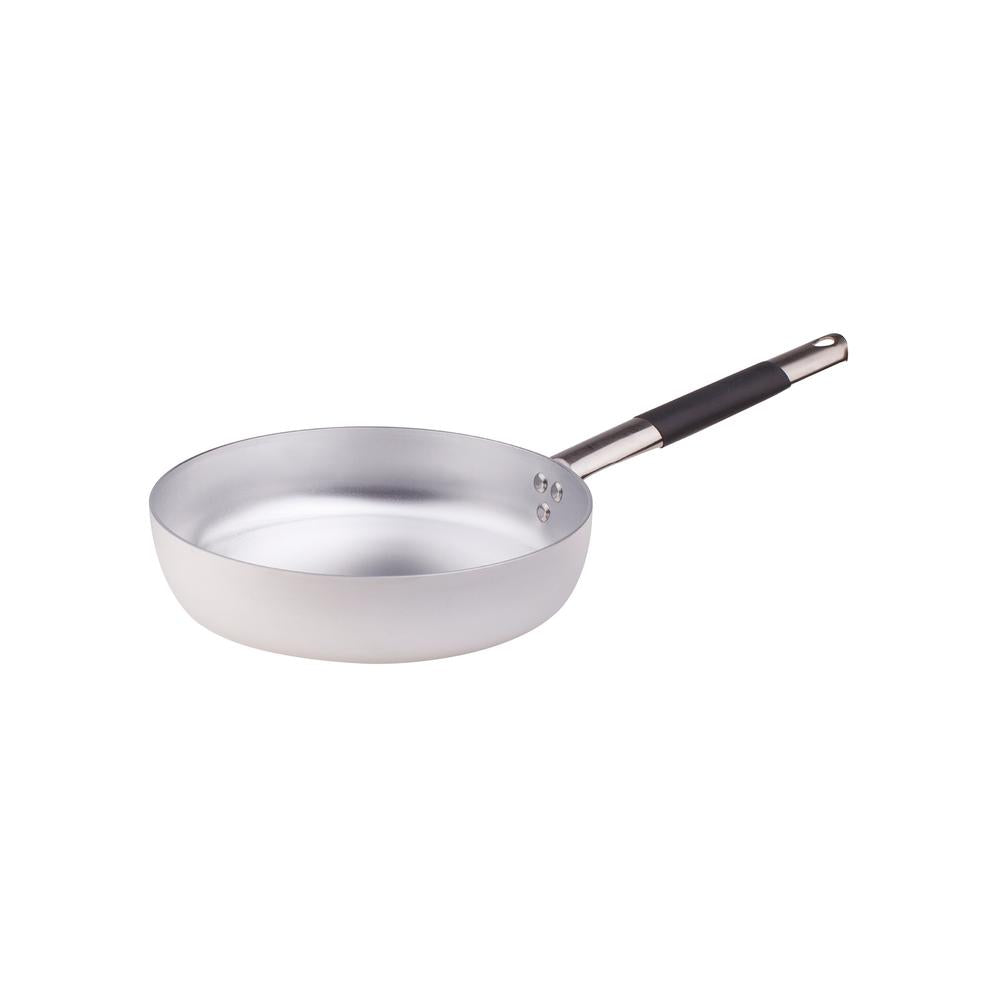 Agnelli Alluminio 3mm Professionale Padella Alta Sauté Con Manico Cool Inox
