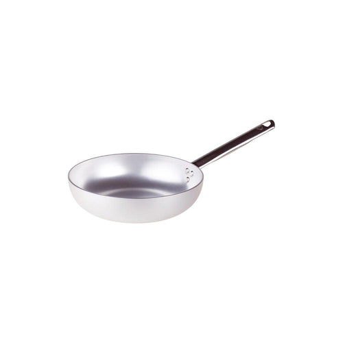 Agnelli Alluminio 3mm Professionale Padella Alta Svasata Con Manico Tubolare Inox