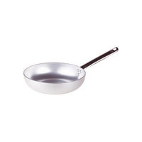Agnelli Alluminio 3mm Professionale Padella Alta Svasata Con Manico Tubolare Inox
