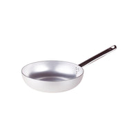 Agnelli Alluminio 3mm Professionale Padella Alta Svasata Con Manico Tubolare Inox