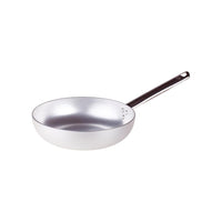 Agnelli Alluminio 3mm Professionale Padella Alta Svasata Con Manico Tubolare Inox