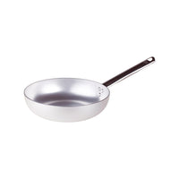 Agnelli Alluminio 3mm Professionale Padella Alta Svasata Con Manico Tubolare Inox