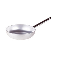 Agnelli Alluminio 3mm Professionale Padella Alta Svasata Con Manico Tubolare Inox