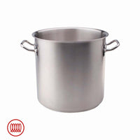 Agnelli Acciaio Inox Pentola Alta Induzione Con Due Maniglie