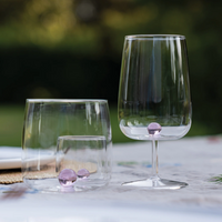 38 cl - Bilia Multipurpose Wine Goblets Bilia Colored in Borosilicate Glass - Set 6 Pieces