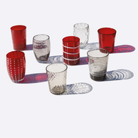 Melting Pot Verres À Eau en Verre - Ensemble 6 Pcs