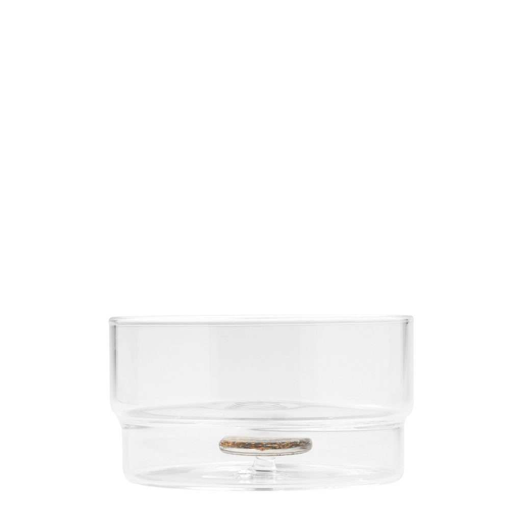 32.5 cl - Teca Terrazzo Coppa Fatta a Mano In Vetro Borosilicato