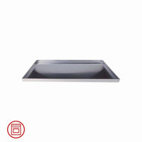 60x40 cm - Agnelli Pasticceria & Pizza Teglia Rettangolare Con Bordi Dritti In Lega Di Alluminio