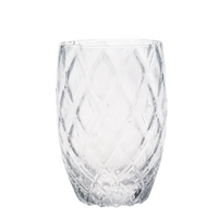38 cl - Losanghe Verres À Eau en Verre Soufflé - Ensemble 6 Pcs