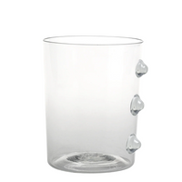 37 cl - Petoni Water Glasses 3 Vertical Points in Borosilicate Glass - Set 6 Pieces
