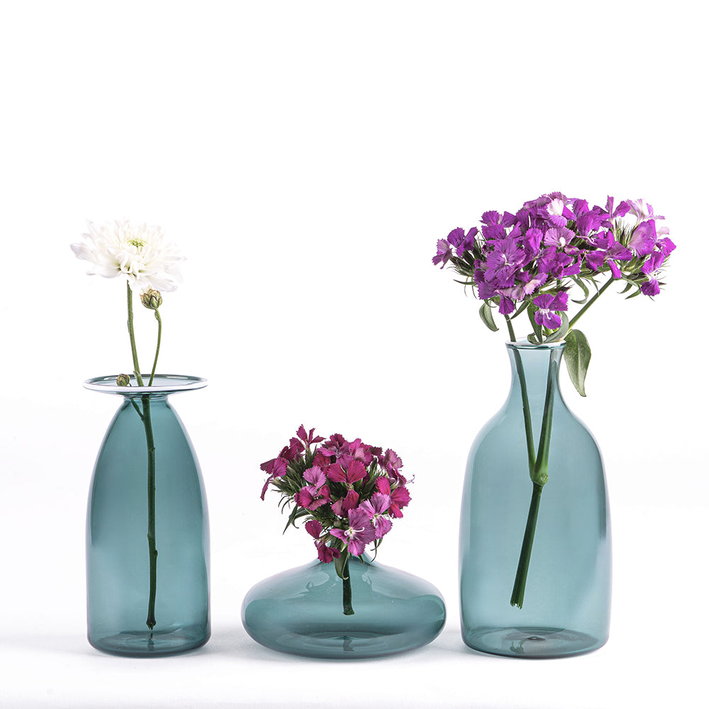 6 cm - Un Fiore Jarrón Flores de vidrio Borosilicato